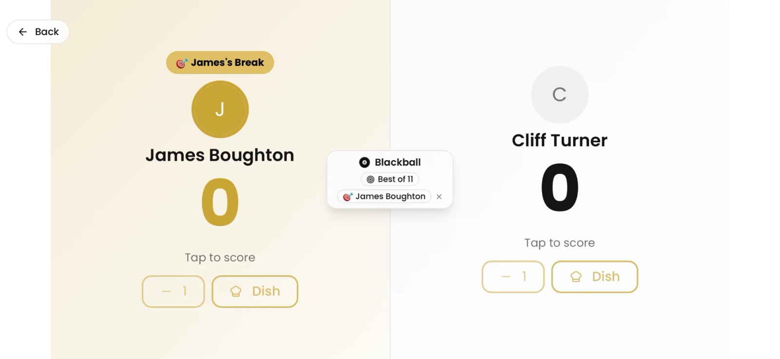 MTCHMKR scoreboard in landscape