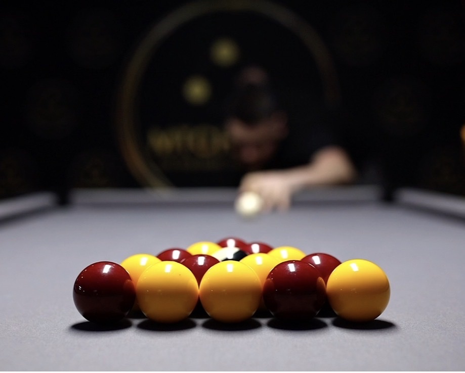 Cue ball action shot